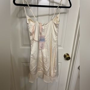 Oh Polly dress, beige, UK 4